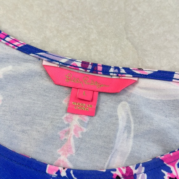 Lilly Pulitzer dress, EUC, L - Picture 4 of 4
